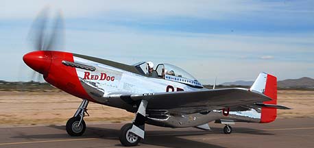 North American P-51D Mustang Red Dog N514RP, Copperstate Fly-in, October 23, 2010